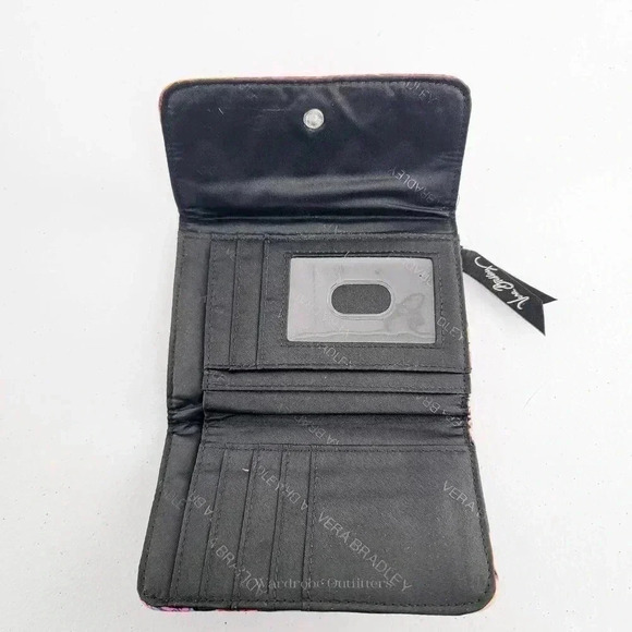 Vera Bradley Euro Floral Fiesta Tri-Fold Wallet Cardholder - Picture 4 of 4